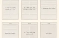 Free Notability Templates For Digital Notebook In 3 Color Themes