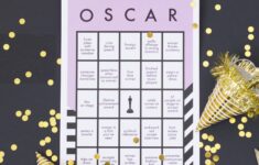 Free Oscar Printable Bingo Card