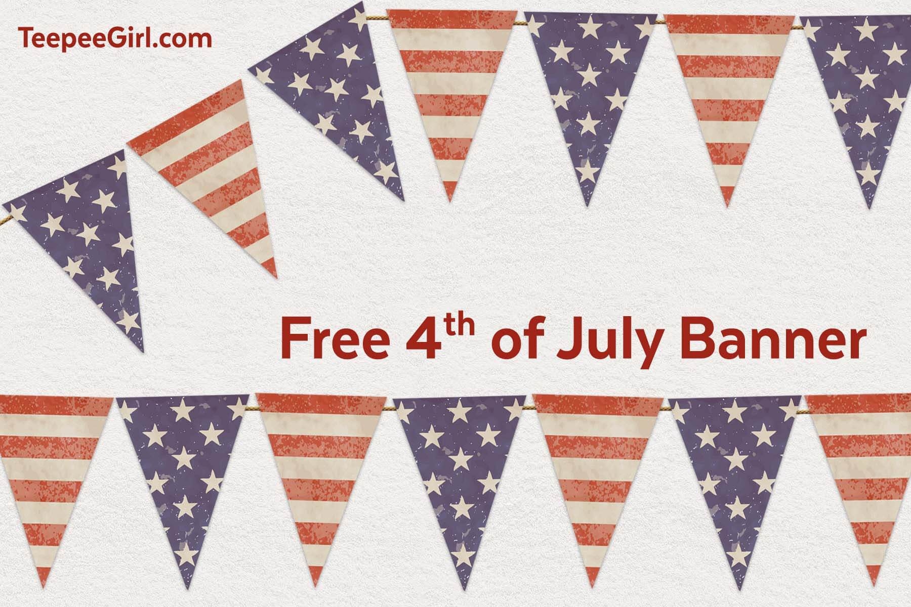 free printable 4th of july banners 4 patriotic designs free printable 4th of july banners 4 patriotic designs