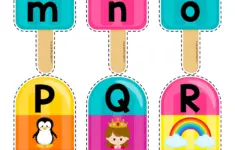 Free Popsicle Alphabet Beginning Sounds Activity