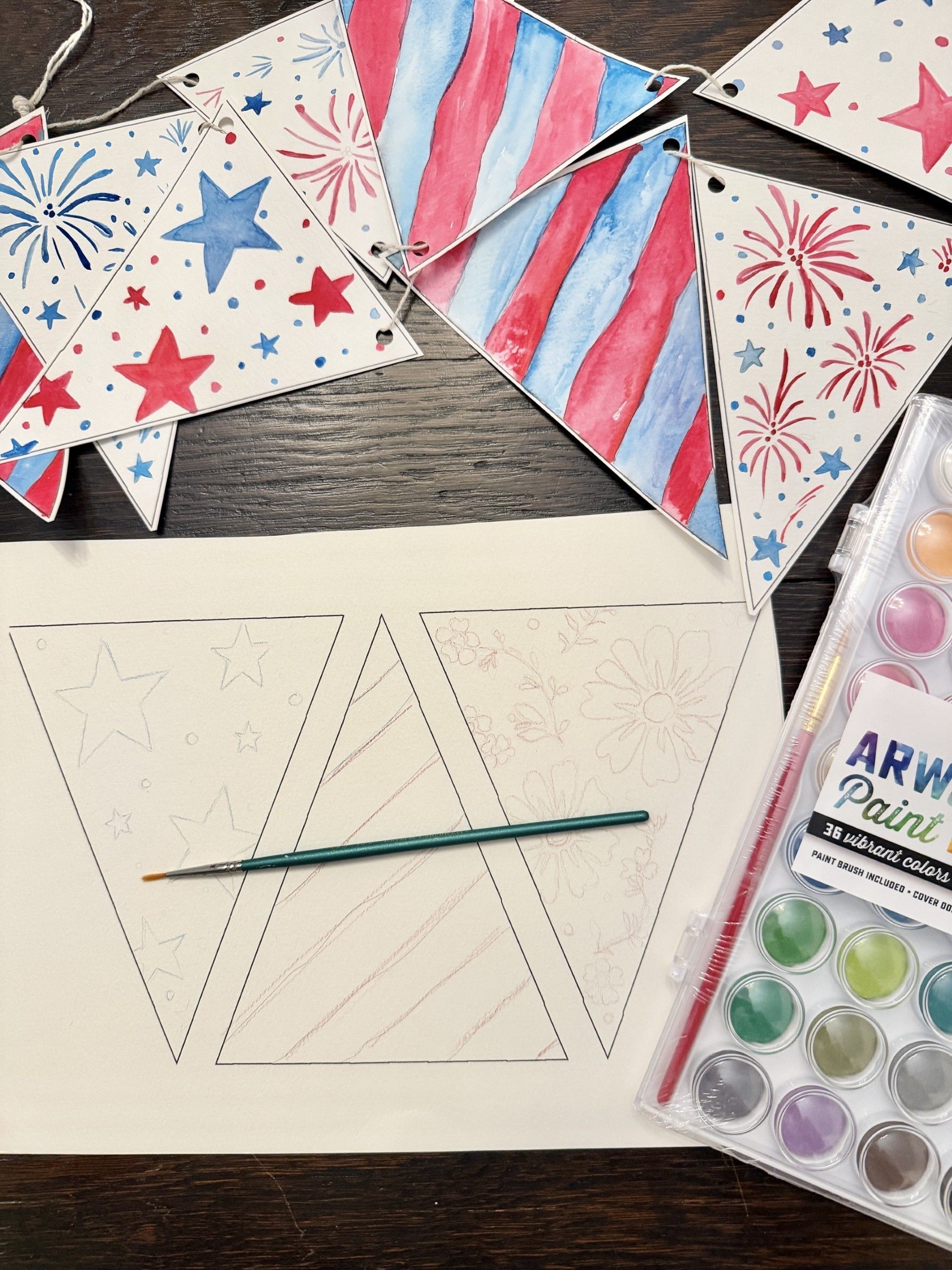 Free Printable 4th Of July Banner A Fun Patriotic Diy For The Whole Family Free Printable 4th Of July Banner A Fun Patriotic Diy For The Whole Family