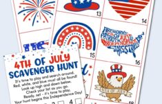 Free Printable 4th Of July Scavenger Hunt For Kids