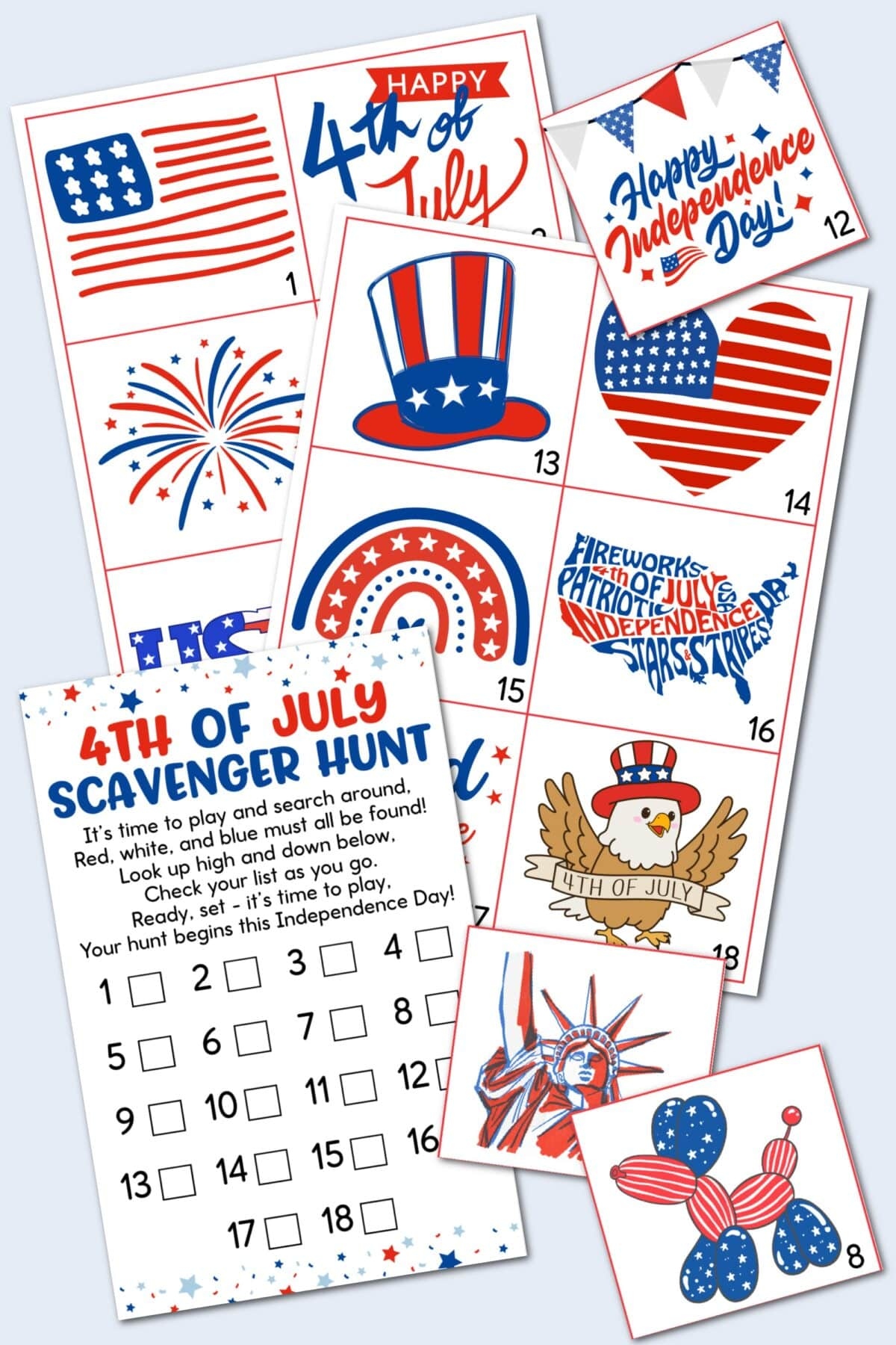 Free Printable 4th Of July Scavenger Hunt For Kids Free Printable 4th Of July Scavenger Hunt For Kids