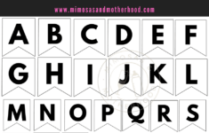 Free Printable Abc Banner Letters Template