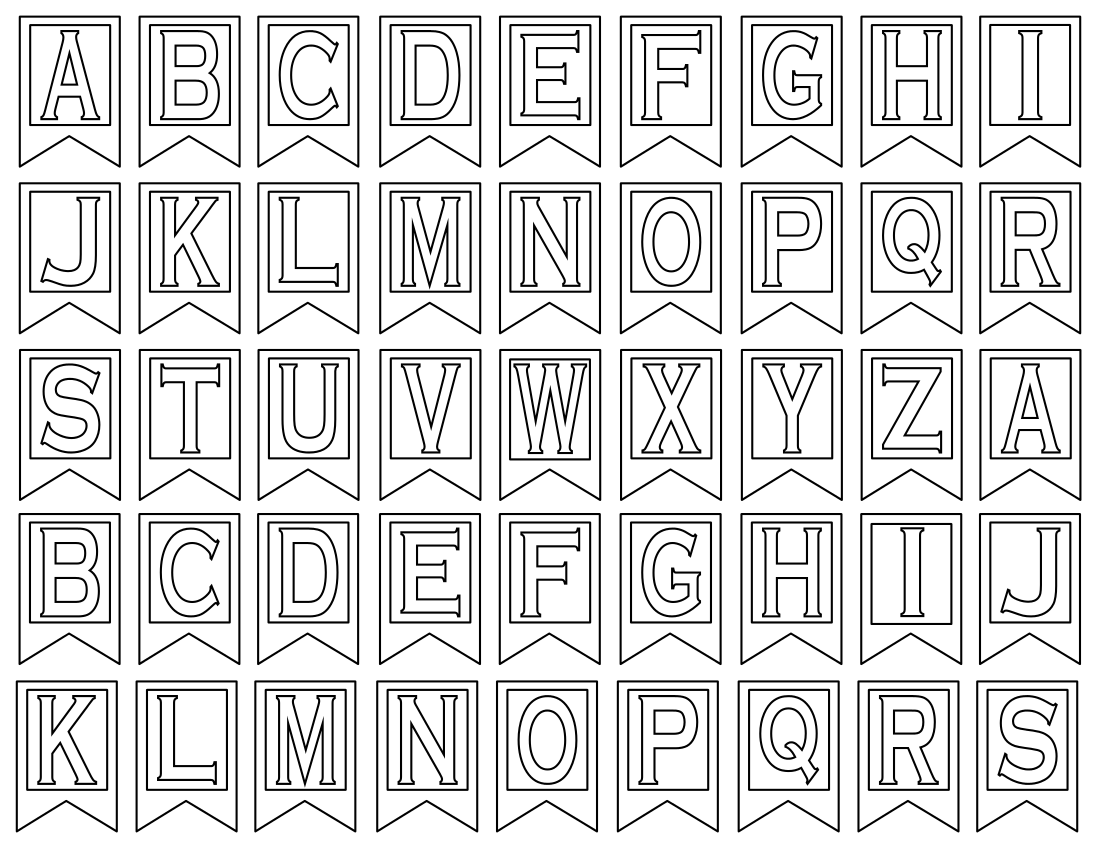 Free Printable Alaphabet Letters