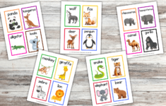 Free Printable Animal Flash Cards For Preschool Kids