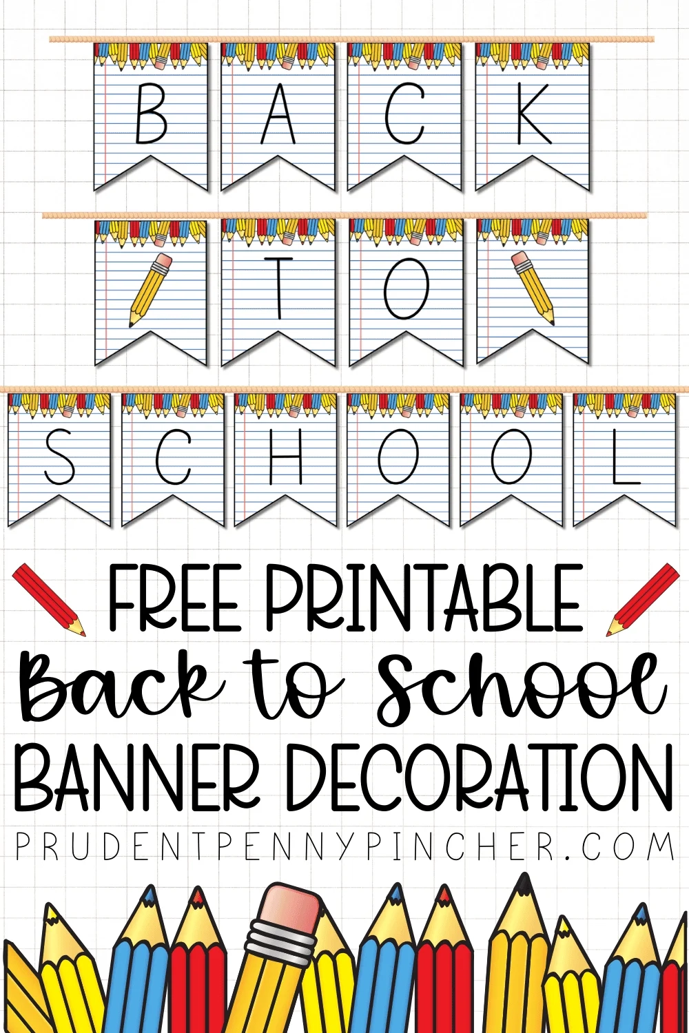 Free Printable Back To School Banner Free Printable Back To School Banner
