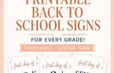 Free Printable Back To School Signs