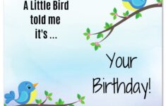 Free Printable Birthday Cards