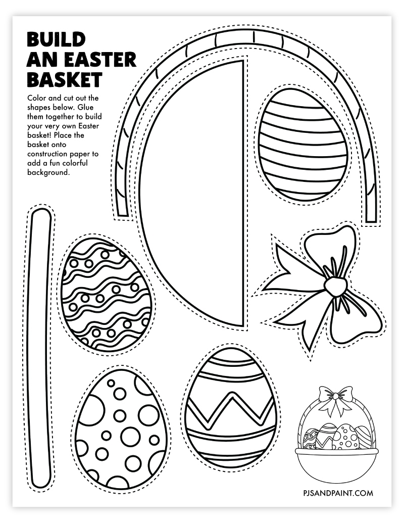 printable easter baskets printable easter baskets