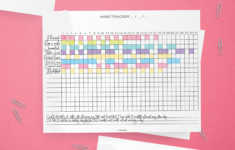 Free Printable Bullet Journal Habit Tracker Template