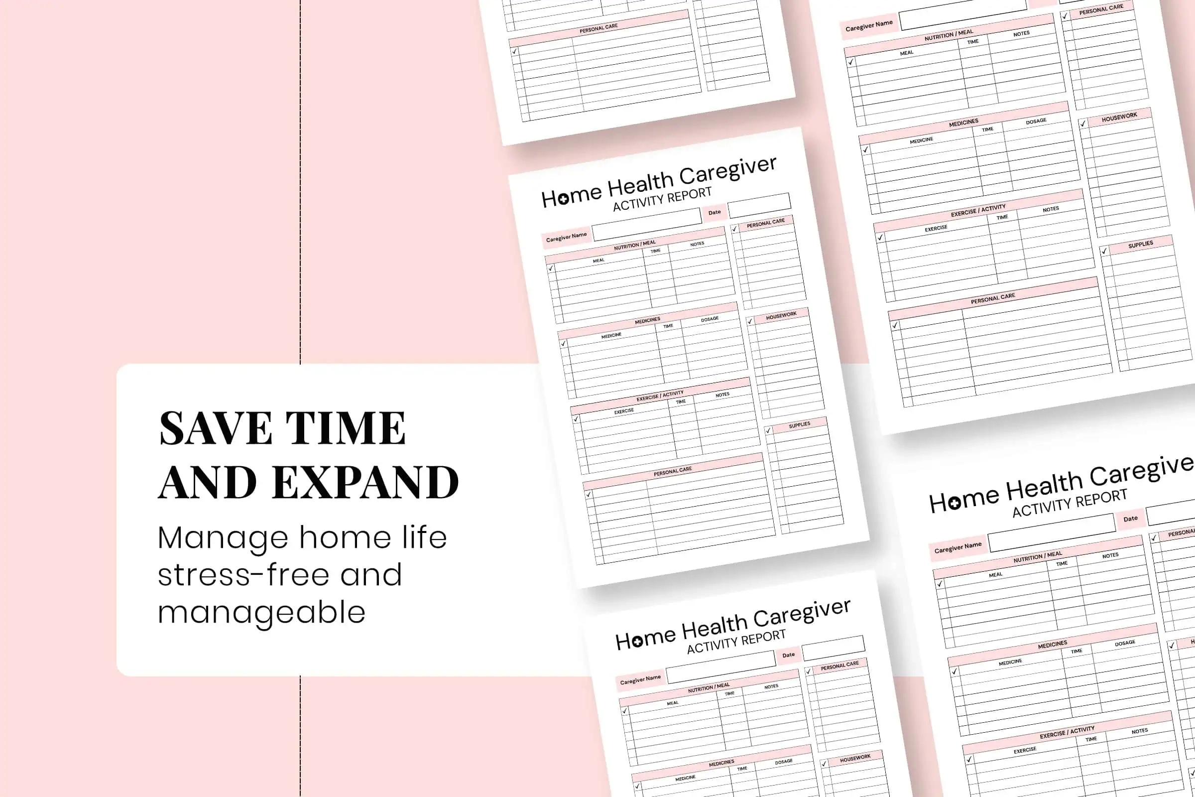 Free Printable Caregiver Forms Pdf Free Printable Caregiver Forms Pdf