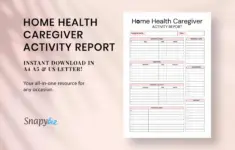 Free Printable Caregiver Forms Pdf