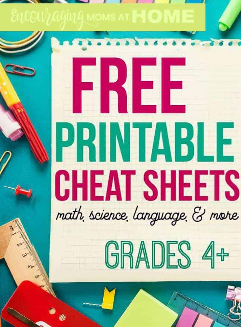Free Printable Cheat Sheets Free Printable Cheat Sheets