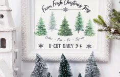Free Printable Christmas Art For Thrifty Holiday Decorating