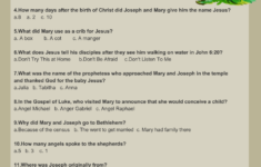 Free Printable Christmas Bible Trivia Quiz
