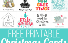 Free Printable Christmas Card