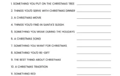 Free Printable Christmas Games
