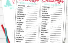 Free Printable Christmas Games For Adults Teens