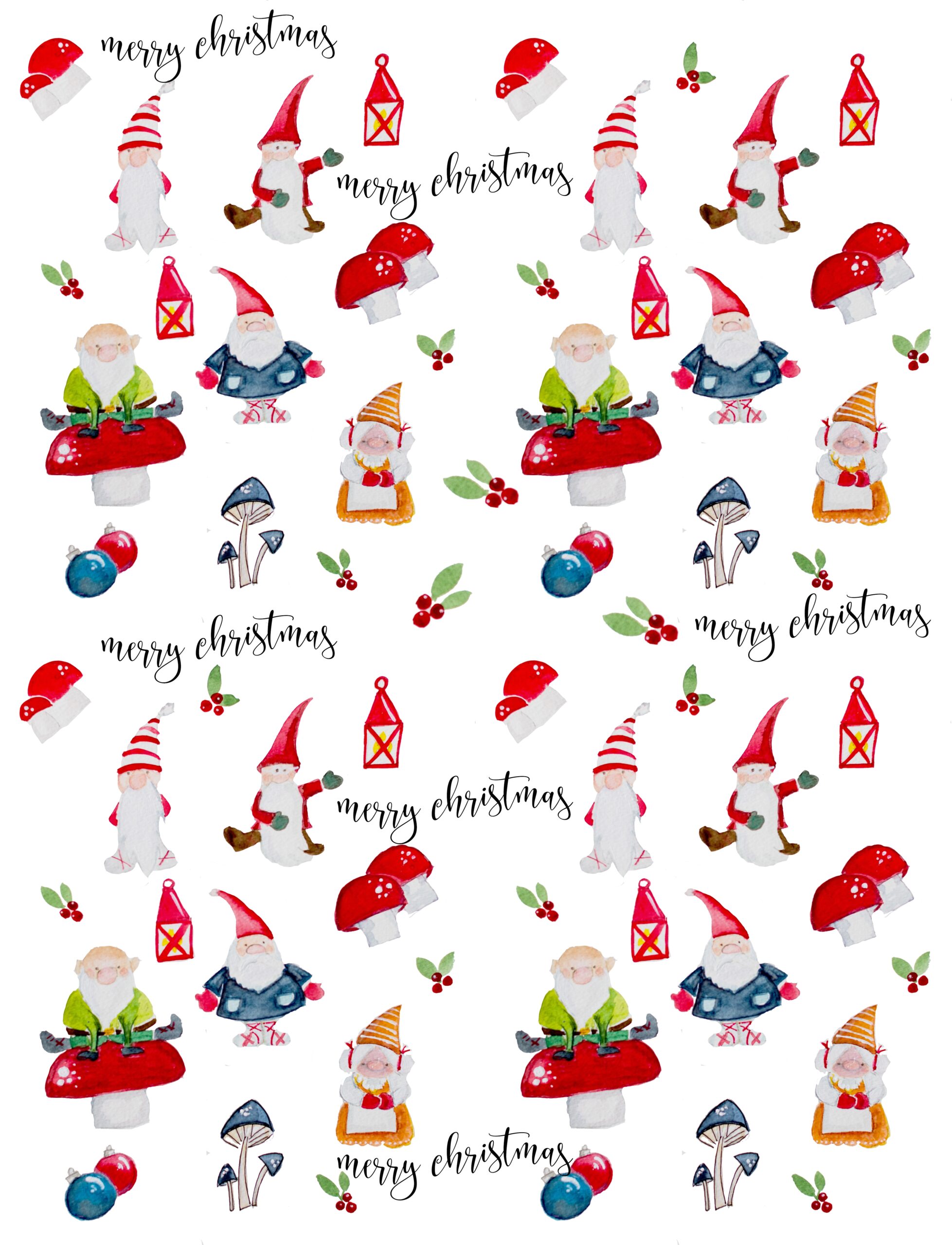 Free Printable Christmas Gift Wrap Free Printable Christmas Gift Wrap