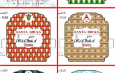 Free Printable Christmas Money Holders