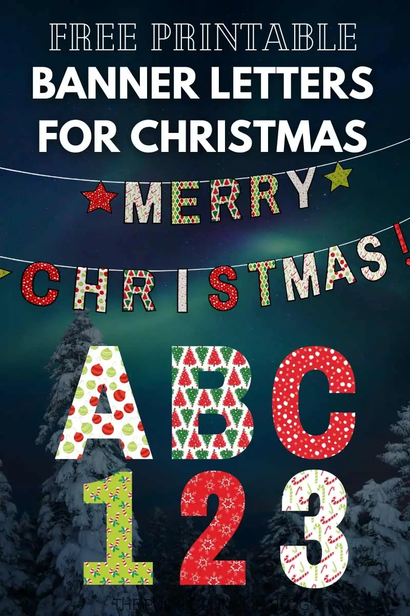 Free Printable Christmas Party Banner Letters Free Printable Christmas Party Banner Letters