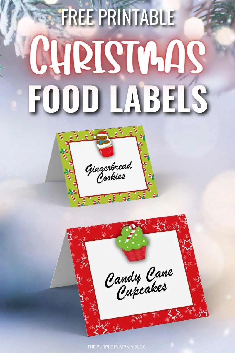 Free Printable Christmas Party Food Labels Free Printable Christmas Party Food Labels