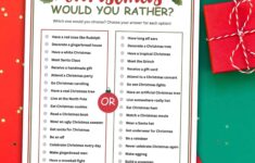 Free Printable Christmas Party Games For Adults