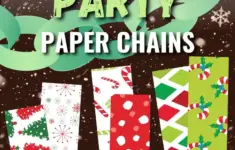 Free Printable Christmas Party Paper Chains