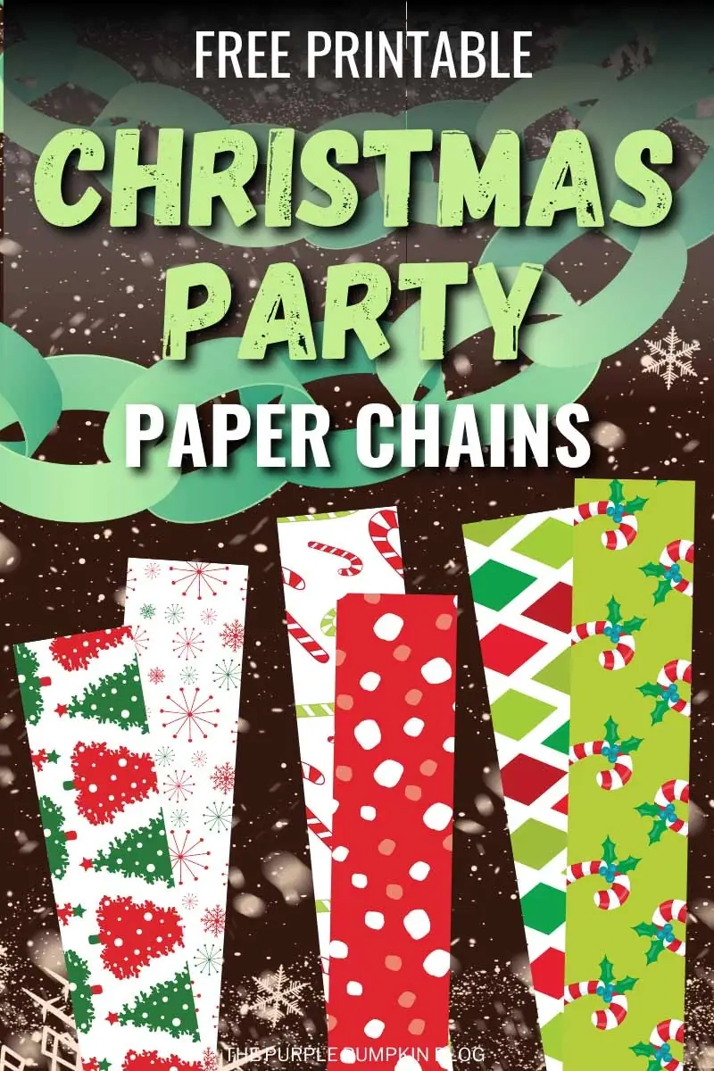 Free Printable Christmas Party Paper Chains Free Printable Christmas Party Paper Chains