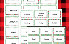 Free Printable Christmas Pictionary Game Cards