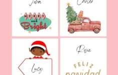 Free Printable Christmas Place Cards
