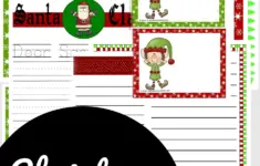 Free Printable Christmas Stationery 4