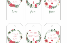 Free Printable Christmas Tags