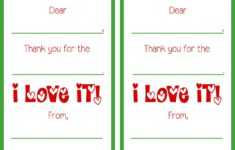 Free Printable Christmas Thank Cards