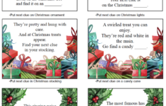 Free Printable Christmas Treasure Hunt
