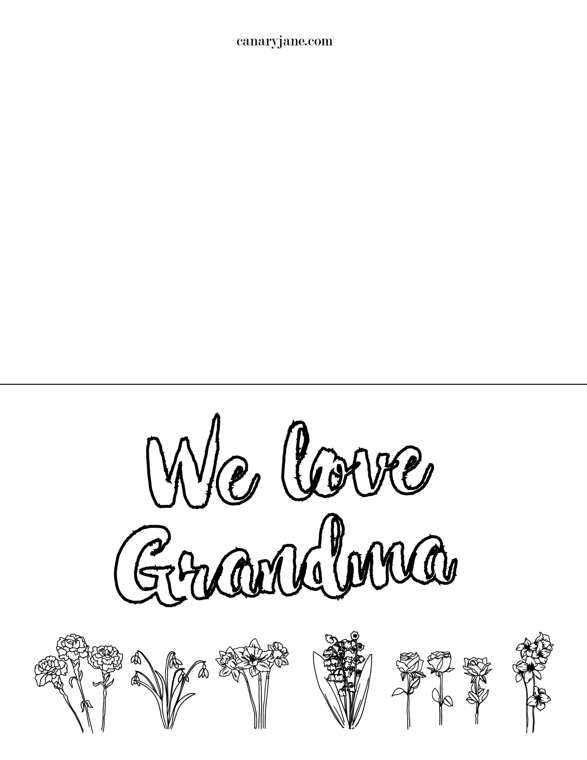 free printable mothers day cards for grandma to color free printable mothers day cards for grandma to color