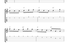Free Printable Country Sheet Music For Guitar
