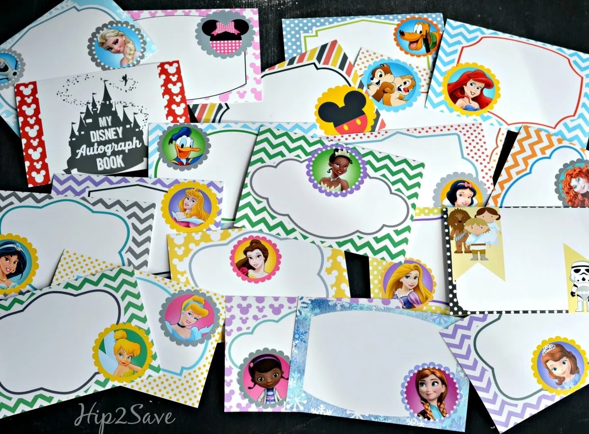 Free Printable Disney Character Autograph Pages Perfect For Upcoming Disney Trip Free Printable Disney Character Autograph Pages Perfect For Upcoming Disney Trip