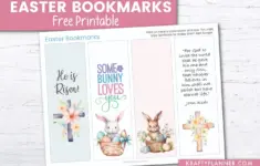 Free Printable Easter Bookmarks