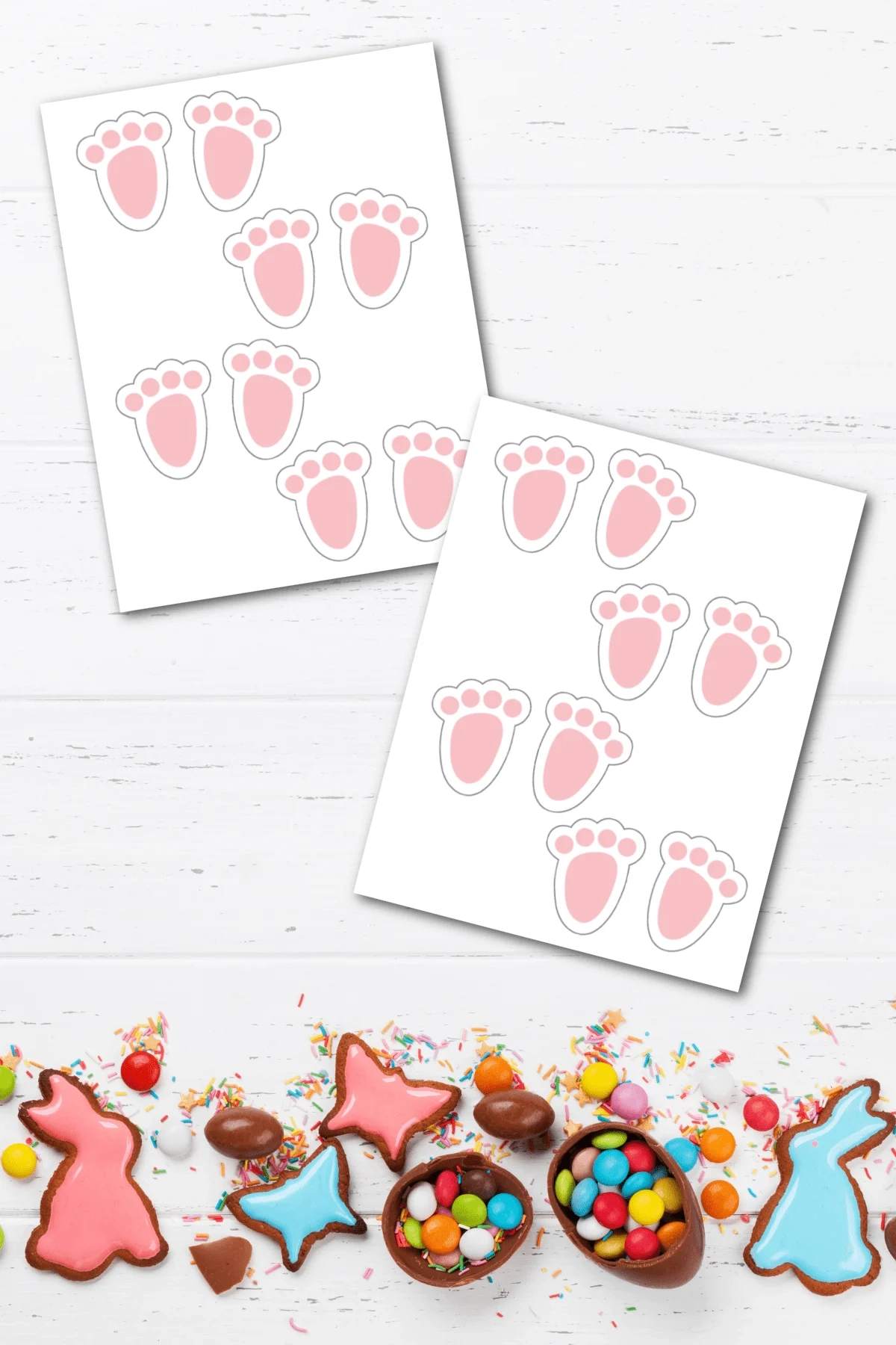 free printable bunny feet free printable bunny feet