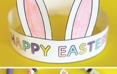 Free Printable Easter Bunny Hat