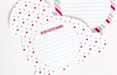 Free Printable Easter Bunny Letters