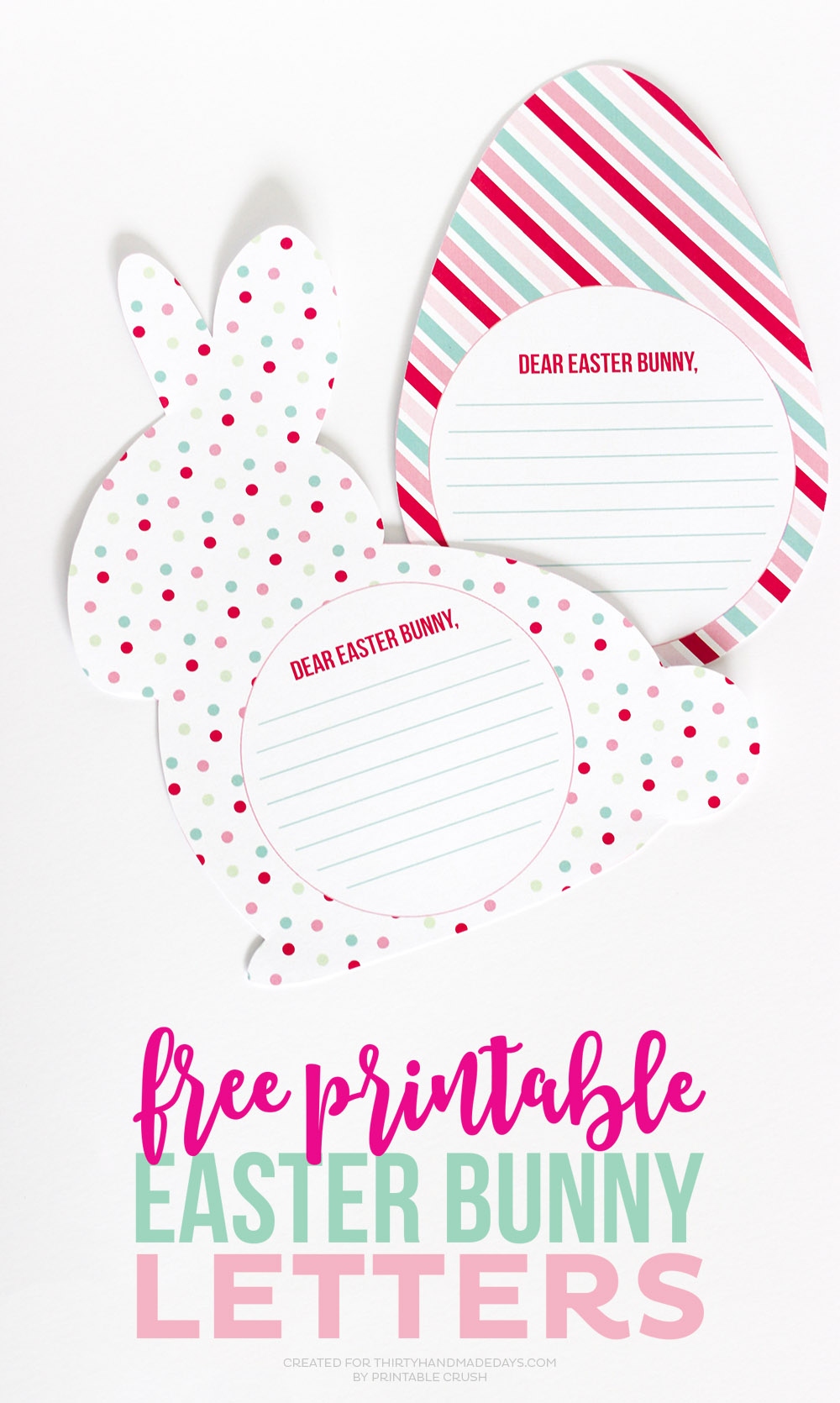 free printable easter letter