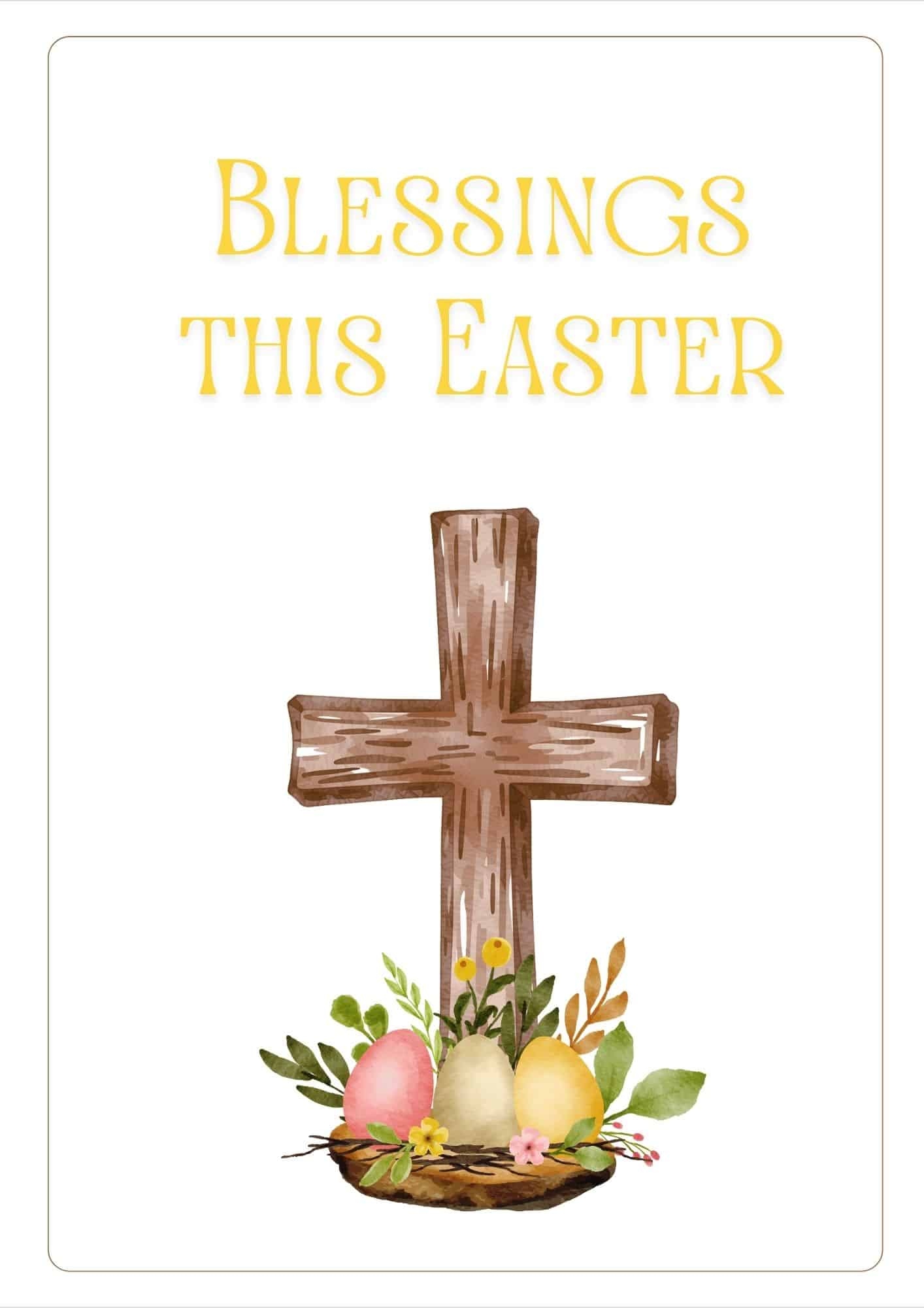Free Printable Easter Cards Cute Fun Religious Designs