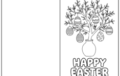 Free Printable Easter Cards To Color