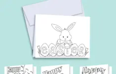 Free Printable Easter Cards To Color