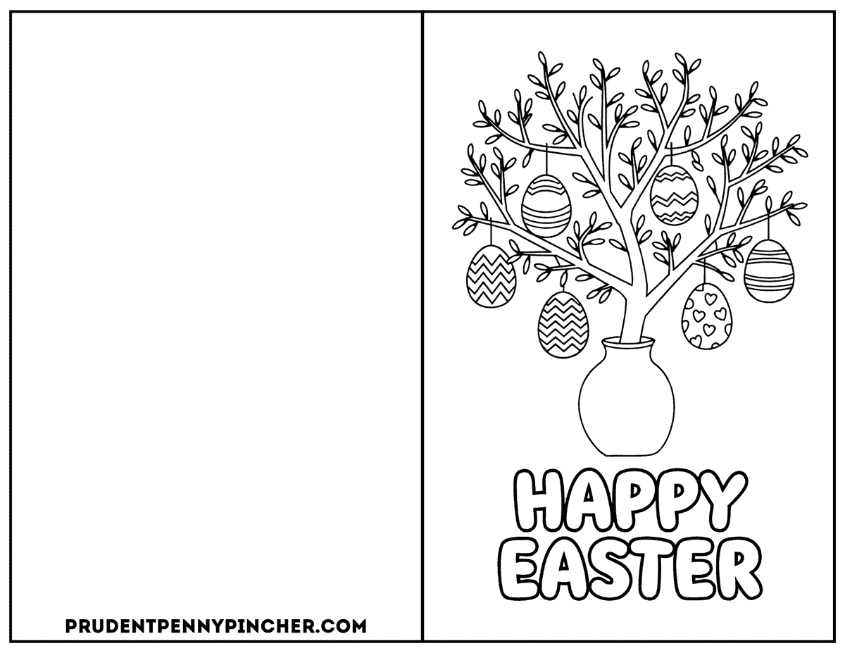 Free Printable Easter Cards To Color Free Printable Easter Cards To Color