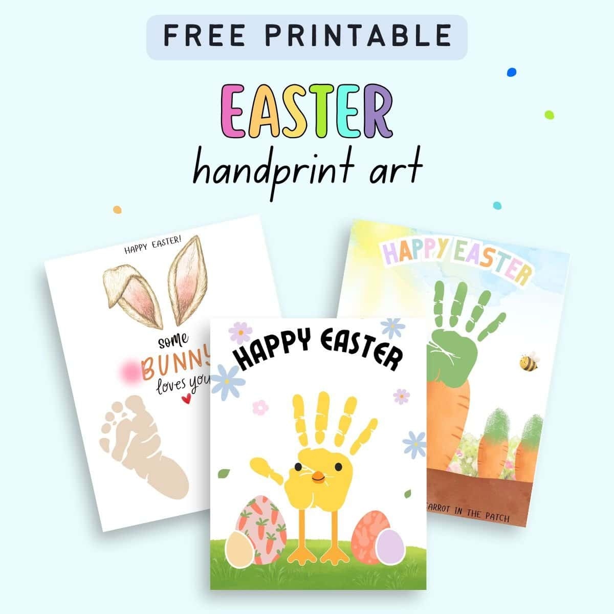 Free Printable Easter Handprint Art Printables