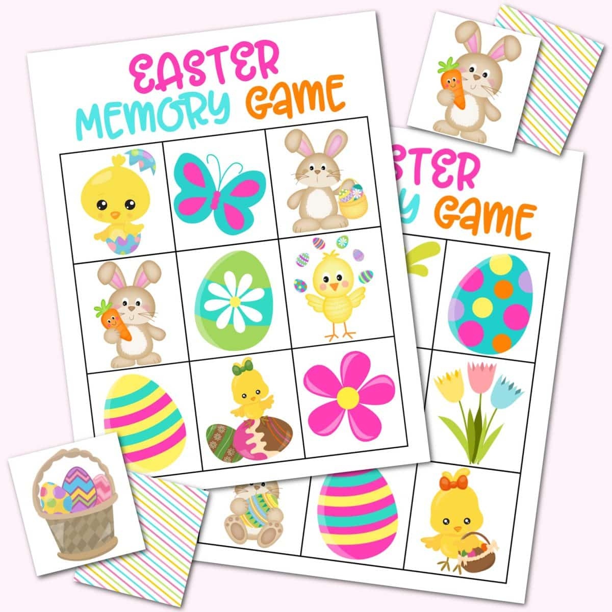 printable easter memory game printable easter memory game